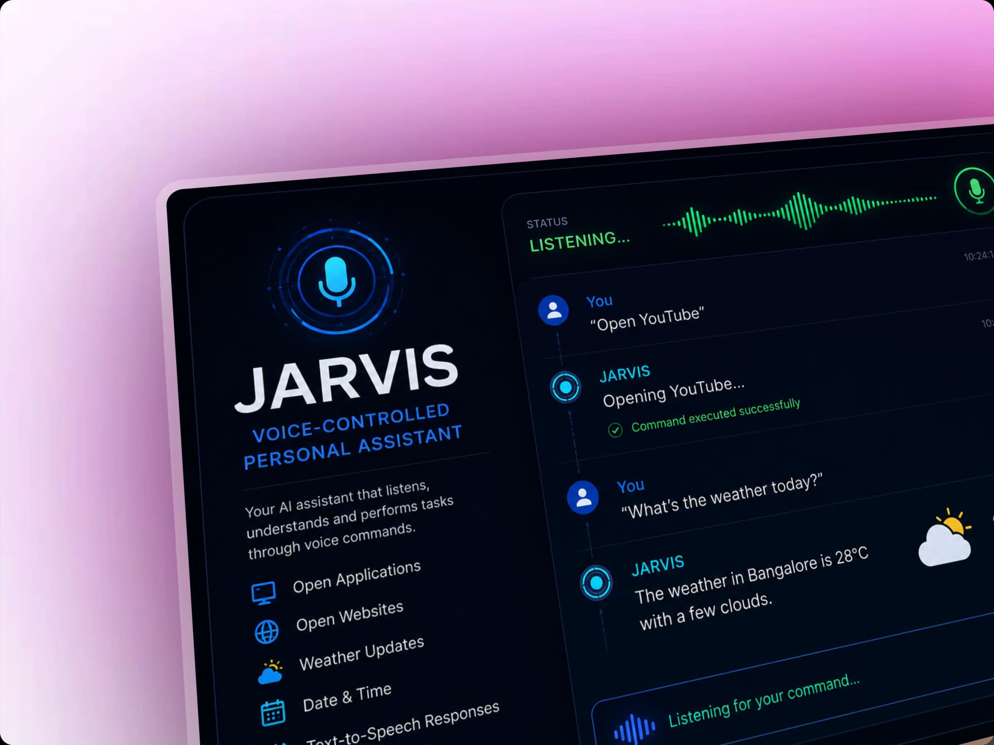 Jarvis AI - A Personal Assistant